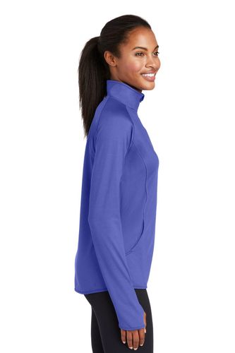 Sport-Tek Ladies Sport-Wick Stretch 1/4-Zip Pullover image thumbnail