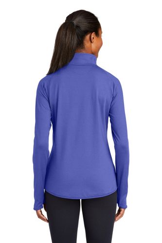 Sport-Tek Ladies Sport-Wick Stretch 1/4-Zip Pullover image thumbnail