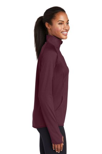 Sport-Tek Ladies Sport-Wick Stretch 1/4-Zip Pullover image thumbnail