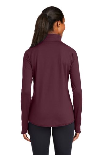 Sport-Tek Ladies Sport-Wick Stretch 1/4-Zip Pullover image thumbnail