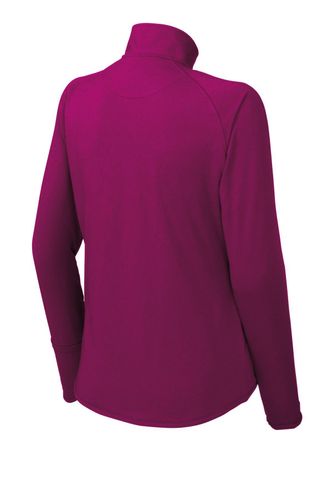 Sport-Tek Ladies Sport-Wick Stretch 1/4-Zip Pullover image thumbnail