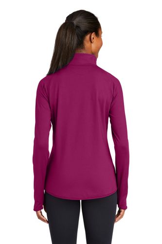 Sport-Tek Ladies Sport-Wick Stretch 1/4-Zip Pullover image thumbnail