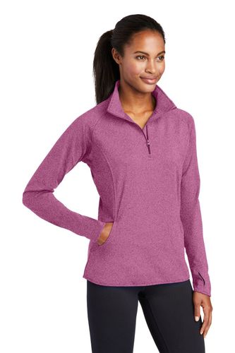 Sport-Tek Ladies Sport-Wick Stretch 1/4-Zip Pullover image thumbnail