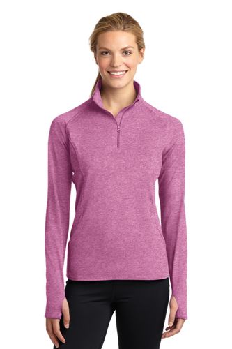 Sport-Tek Ladies Sport-Wick Stretch 1/4-Zip Pullover image thumbnail