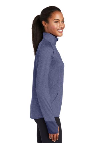 Sport-Tek Ladies Sport-Wick Stretch 1/4-Zip Pullover image thumbnail