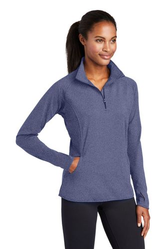 Sport-Tek Ladies Sport-Wick Stretch 1/4-Zip Pullover image thumbnail