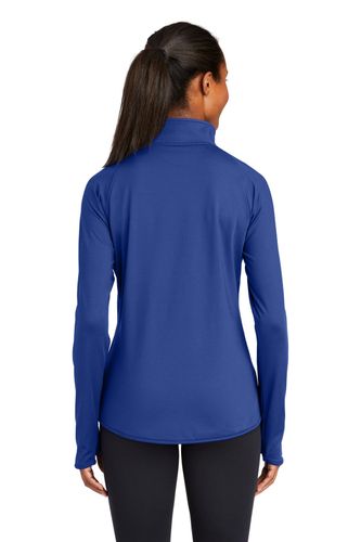Sport-Tek Ladies Sport-Wick Stretch 1/4-Zip Pullover image thumbnail