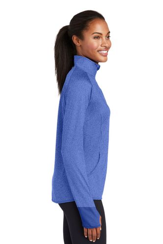 Sport-Tek Ladies Sport-Wick Stretch 1/4-Zip Pullover image thumbnail