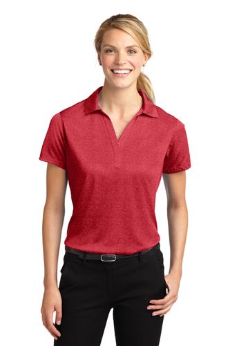 Sport-Tek Ladies Heather Contender Polo image thumbnail