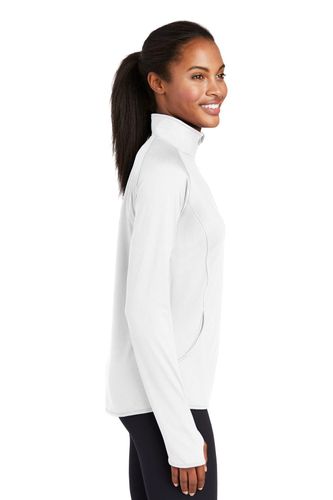 Sport-Tek Ladies Sport-Wick Stretch 1/4-Zip Pullover image thumbnail