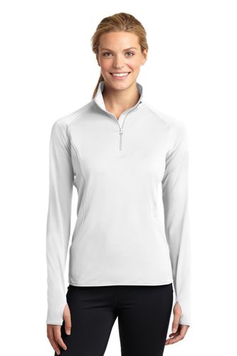 Sport-Tek Ladies Sport-Wick Stretch 1/4-Zip Pullover image thumbnail