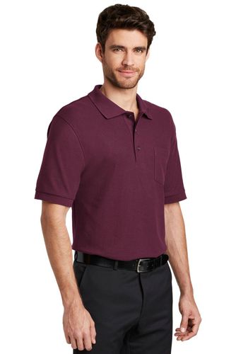 Port Authority Tall Silk Touch Polo with Pocket image thumbnail