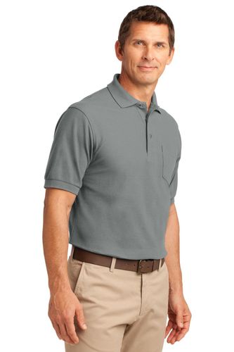 Port Authority Tall Silk Touch Polo with Pocket image thumbnail