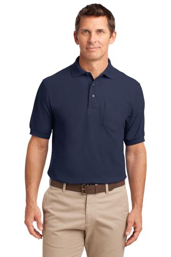Port Authority Tall Silk Touch Polo with Pocket image thumbnail