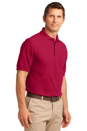 Port Authority Tall Silk Touch Polo with Pocket image thumbnail