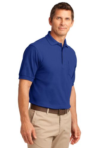 Port Authority Tall Silk Touch Polo with Pocket image thumbnail