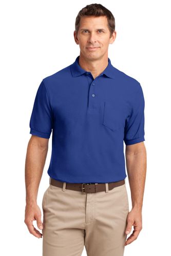 Port Authority Tall Silk Touch Polo with Pocket image thumbnail