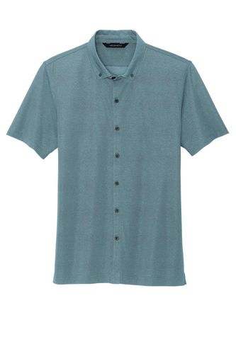 Mercer+Mettle Stretch Pique Full-Button Polo image thumbnail