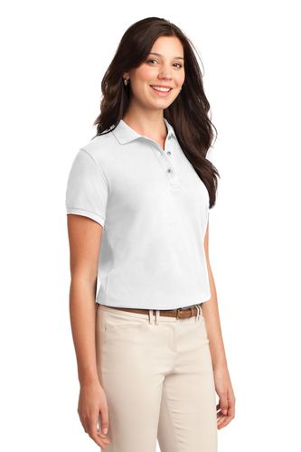 Port Authority Ladies Silk Touch Polo image thumbnail