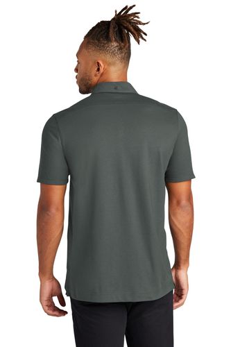 Mercer+Mettle Stretch Pique Full-Button Polo image thumbnail