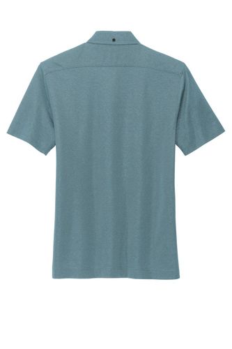 Mercer+Mettle Stretch Pique Full-Button Polo image thumbnail