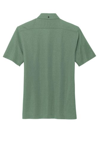 Mercer+Mettle Stretch Pique Full-Button Polo image thumbnail
