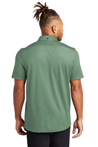 Mercer+Mettle Stretch Pique Full-Button Polo image thumbnail