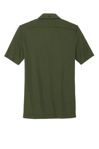 Mercer+Mettle Stretch Pique Full-Button Polo image thumbnail