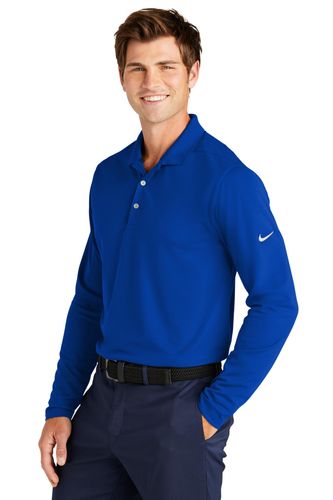 Nike Dri-FIT Micro Pique 2.0 Long Sleeve Polo  image thumbnail