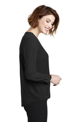Port Authority Ladies Wrap Blouse image thumbnail