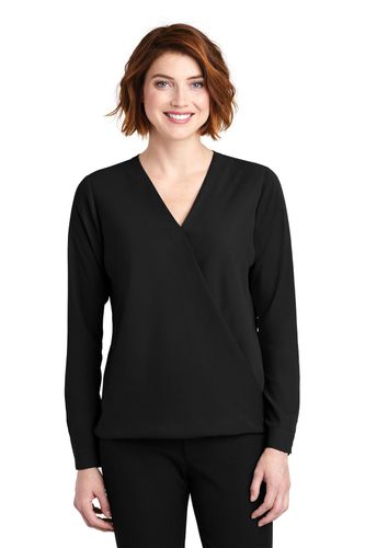 Port Authority Ladies Wrap Blouse image thumbnail