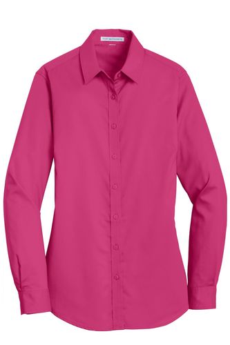 Port Authority Ladies SuperPro Twill Shirt image thumbnail