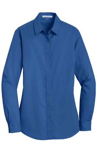 Port Authority Ladies SuperPro Twill Shirt image thumbnail