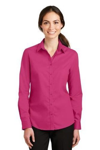 Port Authority Ladies SuperPro Twill Shirt image thumbnail