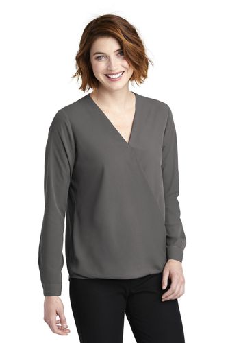 Port Authority Ladies Wrap Blouse image thumbnail