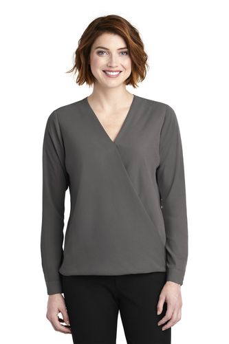 Port Authority Ladies Wrap Blouse image thumbnail
