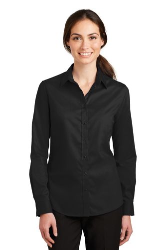 Port Authority Ladies SuperPro Twill Shirt image thumbnail