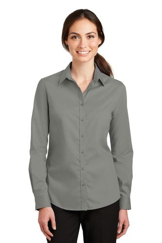 Port Authority Ladies SuperPro Twill Shirt image thumbnail