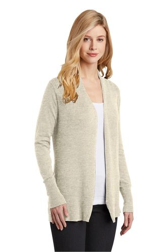 Port Authority Ladies Open Front Cardigan Sweater image thumbnail