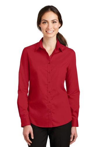 Port Authority Ladies SuperPro Twill Shirt image thumbnail