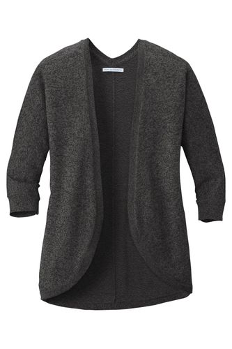 Port Authority Ladies Marled Cocoon Sweater image thumbnail
