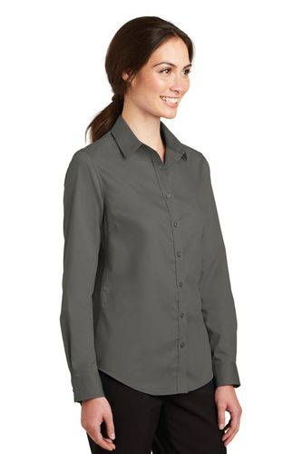 Port Authority Ladies SuperPro Twill Shirt image thumbnail