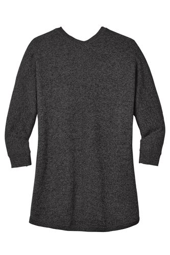 Port Authority Ladies Marled Cocoon Sweater image thumbnail