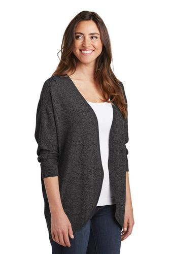Port Authority Ladies Marled Cocoon Sweater image thumbnail