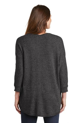Port Authority Ladies Marled Cocoon Sweater image thumbnail