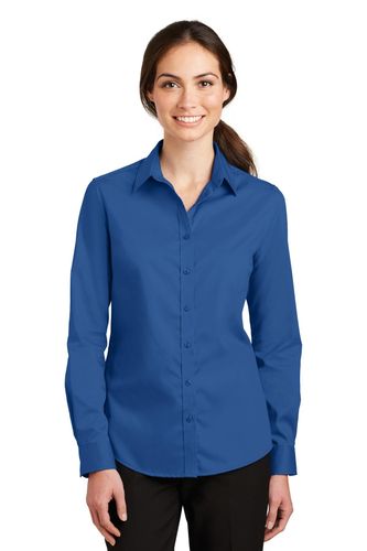 Port Authority Ladies SuperPro Twill Shirt image thumbnail