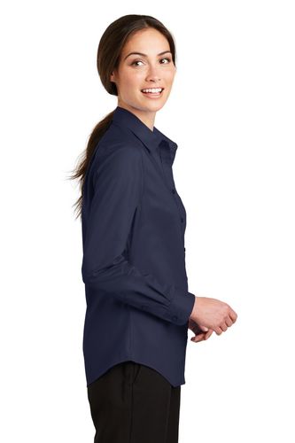 Port Authority Ladies SuperPro Twill Shirt image thumbnail
