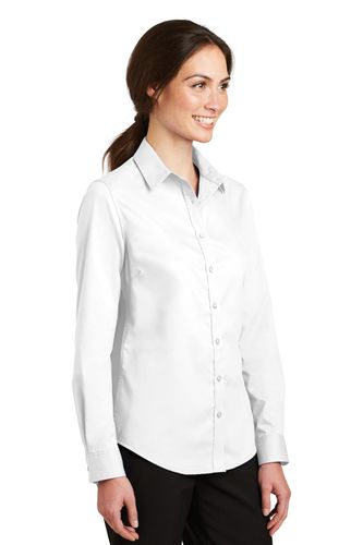 Port Authority Ladies SuperPro Twill Shirt image thumbnail