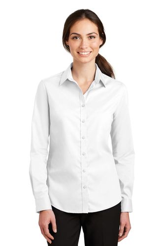 Port Authority Ladies SuperPro Twill Shirt image thumbnail