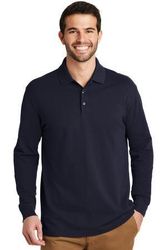 Image of Port Authority EZCotton Long Sleeve Polo